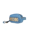 Moschino Bum Bags In Pastel Blue