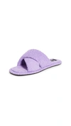 Senso Inka Terry Pool Slippers In Lavender