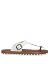 Sensi Flip Flops In White