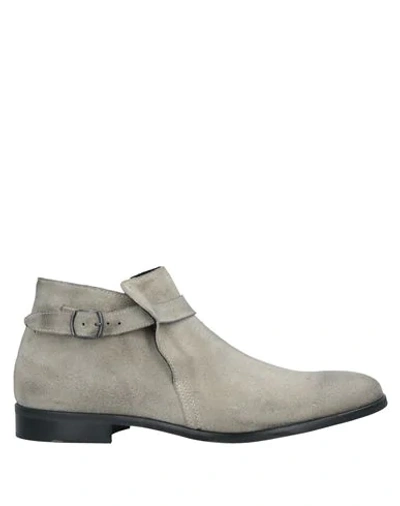 Daniele Alessandrini Ankle Boots In Light Grey