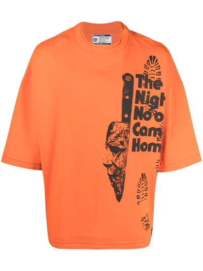 Formy Studio No Way Home Oversized-fit Cotton T-shirt In Orange