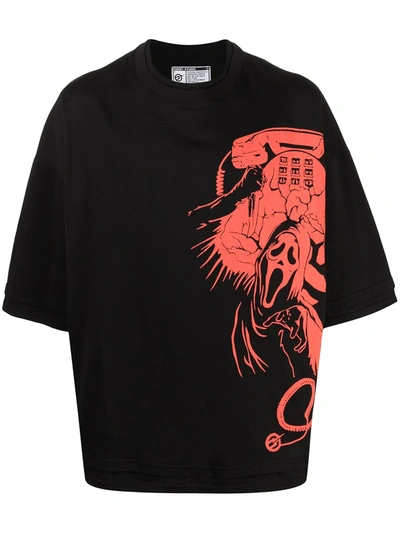 Formy Studio Scream Print T-shirt In Black