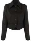 ALEXANDRE VAUTHIER CROPPED WOOL JACKET