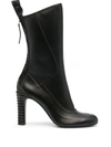 FENDI MID-CALF MID-HEEL BOOTS