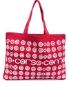 10 Corso Como Spiral Logo Print Tote Bag In Red