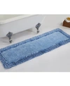 Better Trends Ruffle Bath Runner, 20" X 60" In Blue