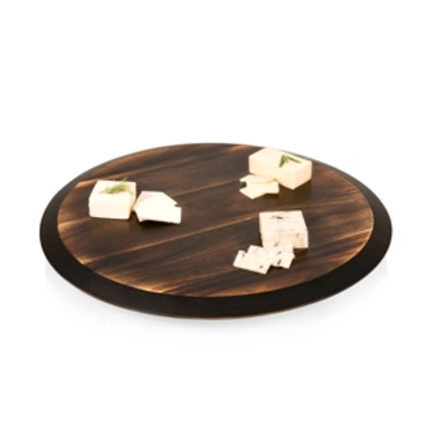 Picnic Time Toscana By  Lazy Susan Serving Tray In Brown