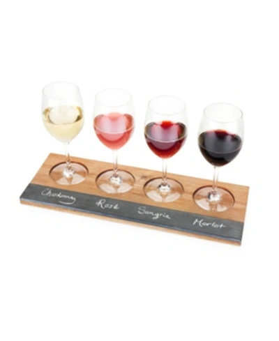 Twine Acacia Wood Wine Flight Board In Brown