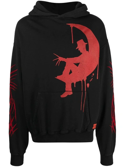 Formy Studio Freddy Krueger Print Hoodie In Black