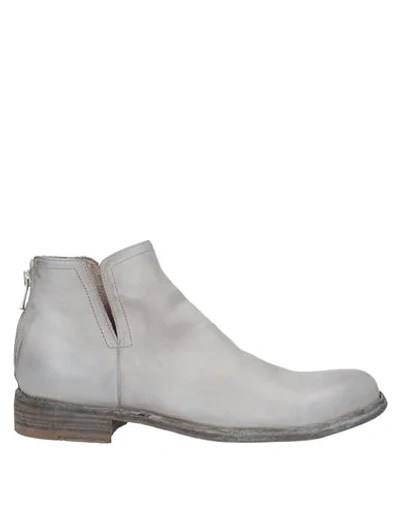 Officine Creative Italia Ankle Boots In Grey