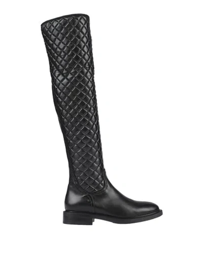 Loretta Pettinari Knee Boots In Black