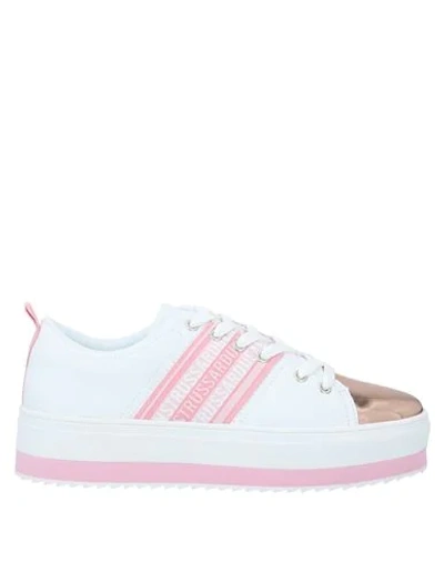 Trussardi Jeans Sneakers In White