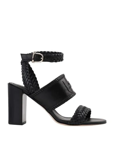 Tod's Sandals In Black