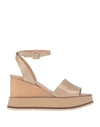 Paloma Barceló Sandals In Beige