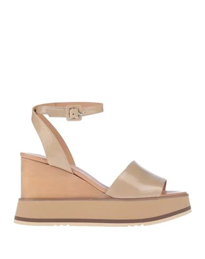 Paloma Barceló Sandals In Beige