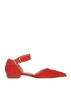 Formentini Ballet Flats In Red