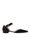 Formentini Ballet Flats In Black