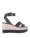 Guess Sandals In Black