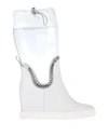 Casadei Knee Boots In White