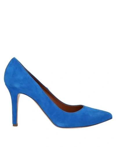 Via Roma 15 Pumps In Azure