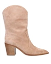 Gianvito Rossi Ankle Boots In Beige