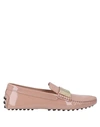 Tod's Loafers In Pink