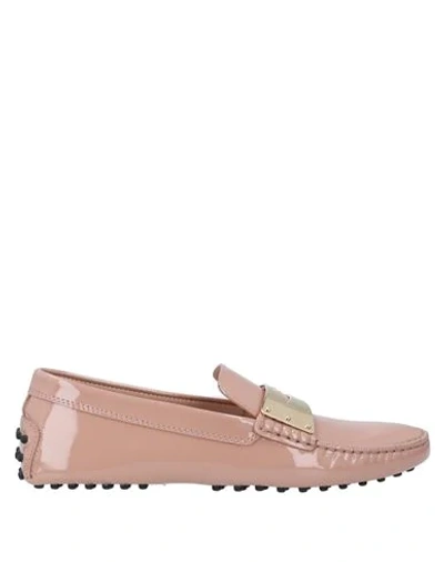 Tod's Loafers In Pink