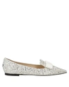 Jimmy Choo Loafers In Platinum