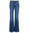 GUCCI HIGH-RISE FLARED JEANS,P00534714