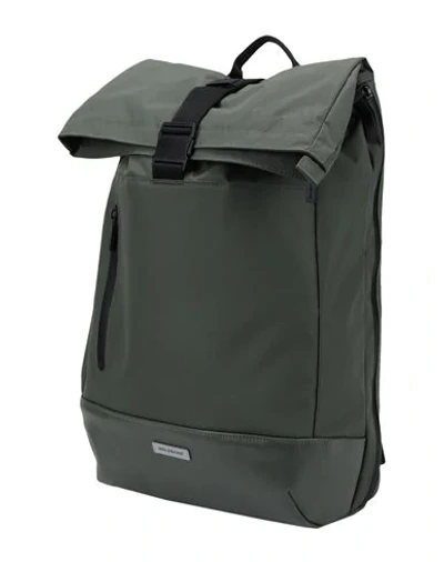 Moleskine Backpacks In Military Green