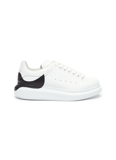 Alexander Mcqueen White & Black Oversized Sneakers