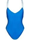 Mc2 Saint Barth Woman Bluette One Piece Swimsuit In Blue