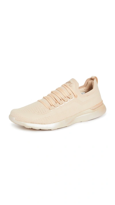 Apl Athletic Propulsion Labs Techloom Breeze Sneakers In Champagne