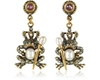 ALCOZER & J DESIGNER EARRINGS THE FROG PRINCE EARRINGS