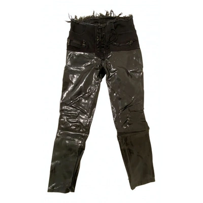 Pre-owned Ben Taverniti Unravel Project Trousers In Black
