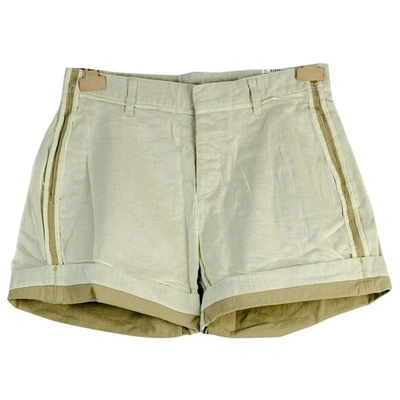 Pre-owned Dsquared2 Beige Cotton Shorts