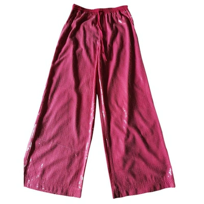 Pre-owned P.a.r.o.s.h Large Pants In Pink