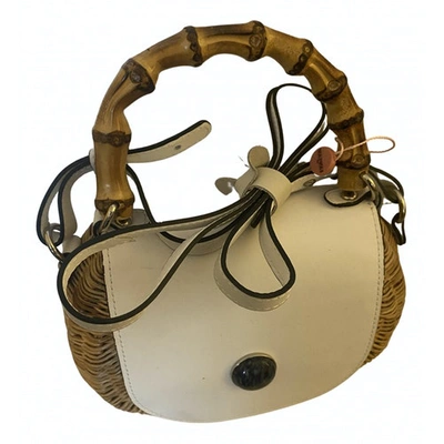 Pre-owned Wai Wai White Leather Handbag