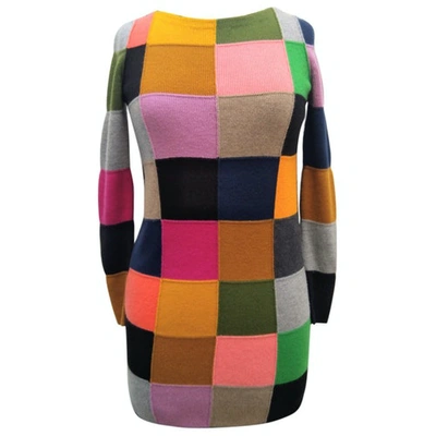 Pre-owned Sonia By Sonia Rykiel Wool Mid-length Dress In Multicolour