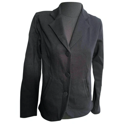 Pre-owned Agnès B. Suit Jacket In Black