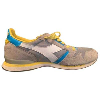Pre-owned Diadora Trainers In Grey