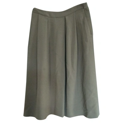 Pre-owned Giorgio Armani Wool Mid-length Skirt In Other