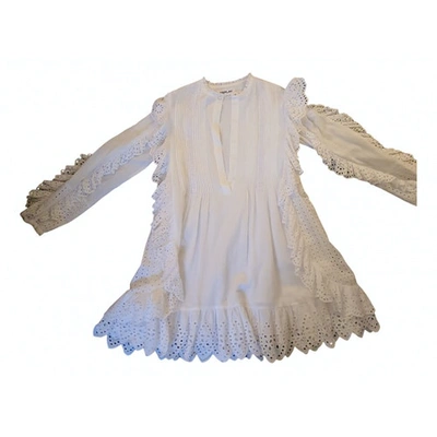 Pre-owned Replay Mini Dress In White