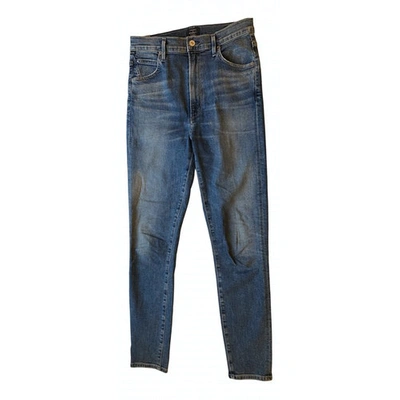 Pre-owned Citizens Of Humanity Blue Cotton - Elasthane Jeans