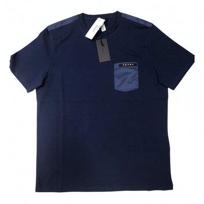 Pre-owned Prada Blue Cotton T-shirts