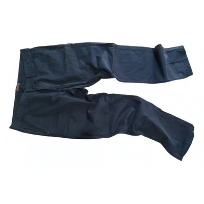 Pre-owned Napapijri Blue Trousers