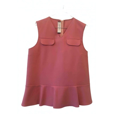 Pre-owned Marni Pink Polyester Top