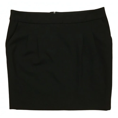 Pre-owned Set Mini Skirt In Black