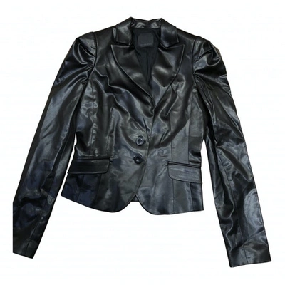 Pre-owned Pinko Black Polyester Jacket