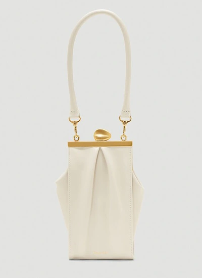 Reike Nen Pebble Purse Short Bag In White